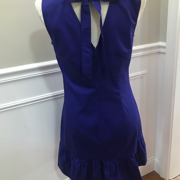 J Crew Bright Blue Dress. NWT. Size Small - Picture 2 of 7